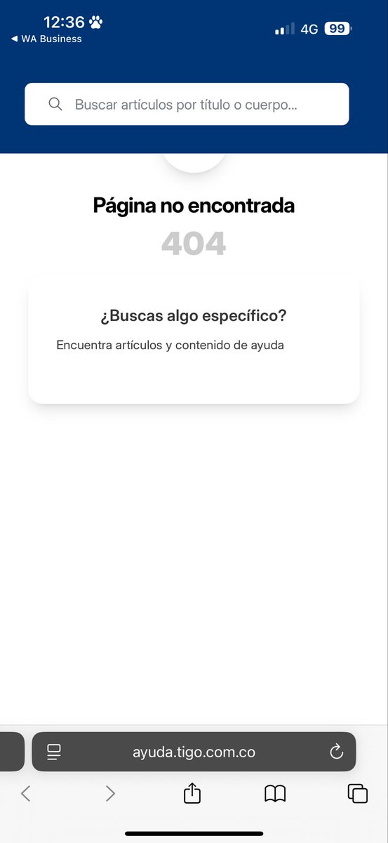 Nabesca's tweet photo. @Tigo_Colombia Ya eso lo hice, por eso medio no puede existir nada más peor. La respuesta es la misma “están trabajando en eso”. Además este link falla: https://t.co/WErooAfwJv https://t.co/4WsLHR4B7S