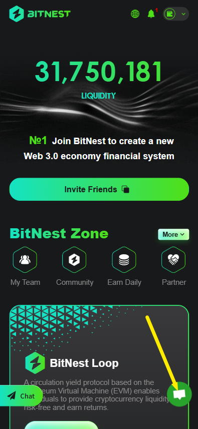 BitNest tweet media