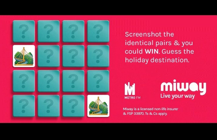 seroka_william's tweet photo. @miwayinsurance #MiwayToM #MiwayLiveYourWay https://t.co/irVAsJoqEk
