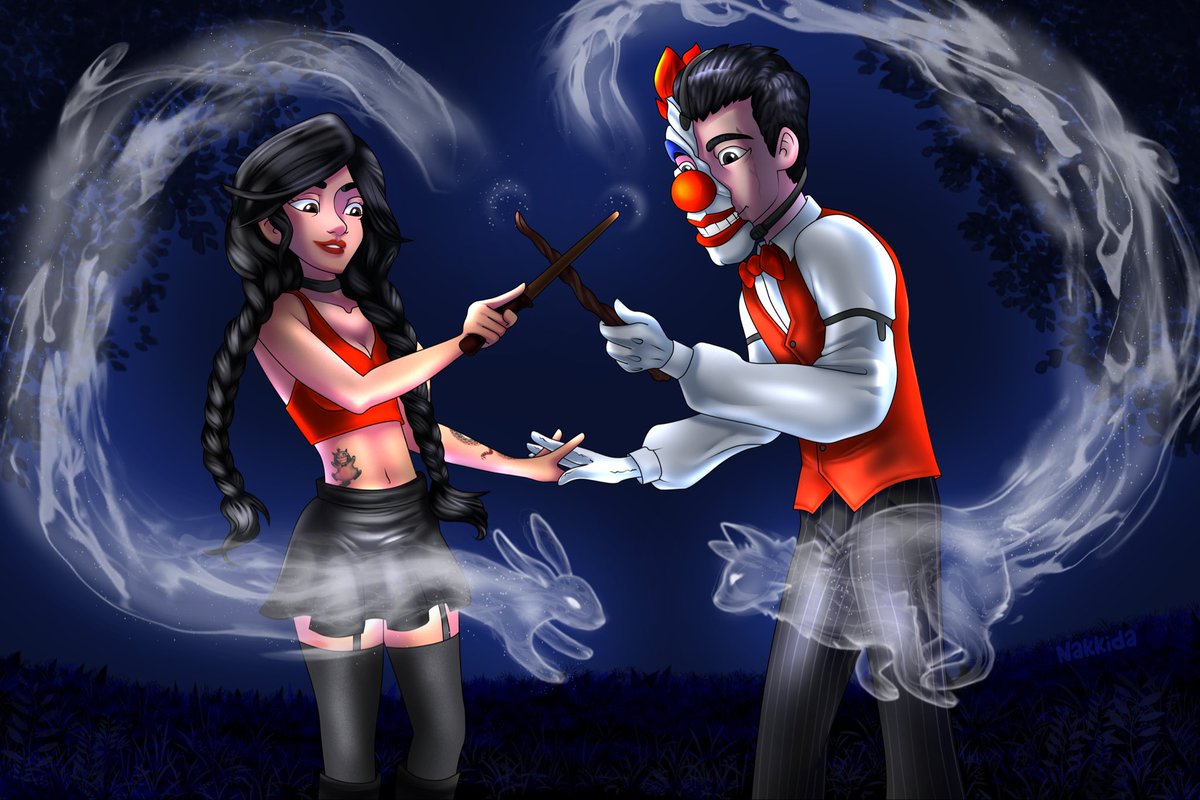 Twin Flames, Dumb Spells, and a Cat That Glows has been posted early! Happy Halloween! 🎃🪄

Art by the amazing and talented <a href="/NakkiNakk/">Nakkida</a>