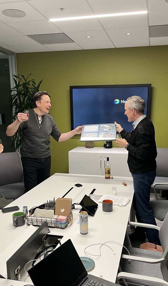 Three years ago, when Elon Musk bought Twitter.