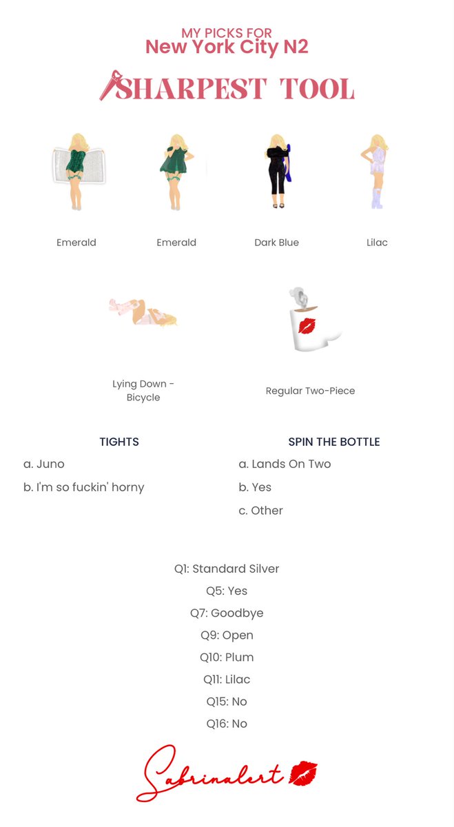 alinaxswift's tweet image. did random entry for tomorrow 😭 let’s see how it’ll play out 🤝 #sharpesttool #sabrinalert @sabrinalert