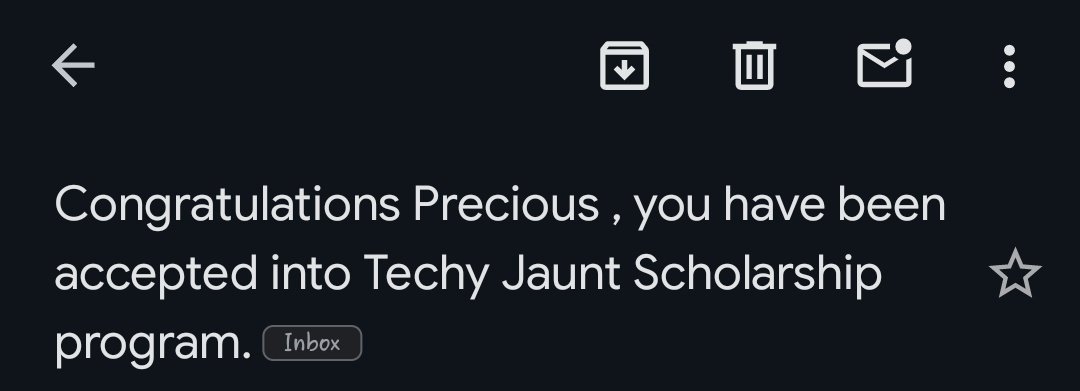_boypresh's tweet photo. Over the past week, I’ve been fully on my IT even till the early hours of this morning. But I’ll stay accountable.
During the week, I got an email that I’d been offered a scholarship to learn with @TechyJaunt after I noticed I wasn't fully getting what I was learning on YouTube. https://t.co/2XHlJRdewM