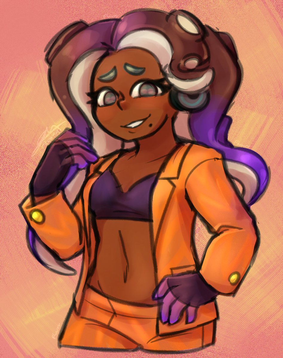 _Flowrr_'s tweet image. Lil&apos; color test/practice or wtvv
#splatoonart #splatoon3