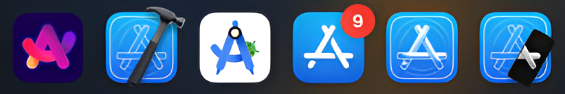 0xdineshn's tweet photo. My dock's an A-app jungle https://t.co/yK99EHPgc4