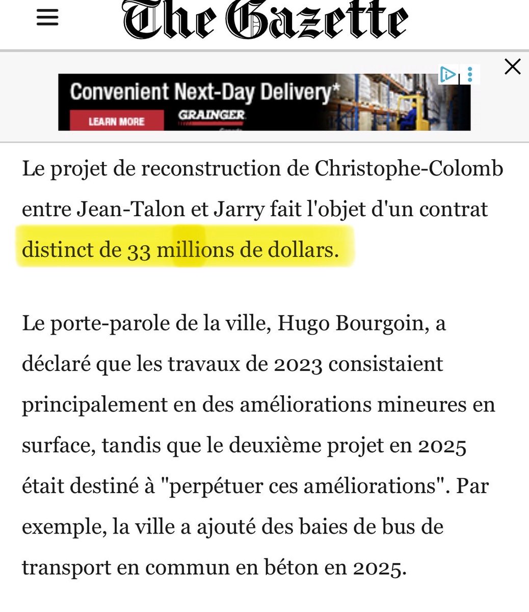automtl514's tweet image. Projet mtl a détruit Christophe-Colomb trois fois depuis 2023 pour la piste cyclable…

1,98 millions en 2023  
10,65 millions en 2024
33 millions en 2025 

Et après ils disent ne plus avoir d’argent pour les services de bases…
C’est vraiment de rire du monde!