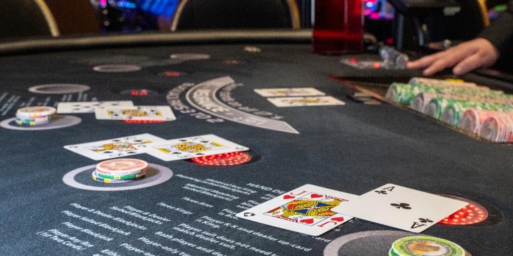 AdaGaming's tweet photo. The tables are hot, and so is the action! Join in today at Ada Gaming Center! 🔥♣️ https://t.co/5a00p74mwY