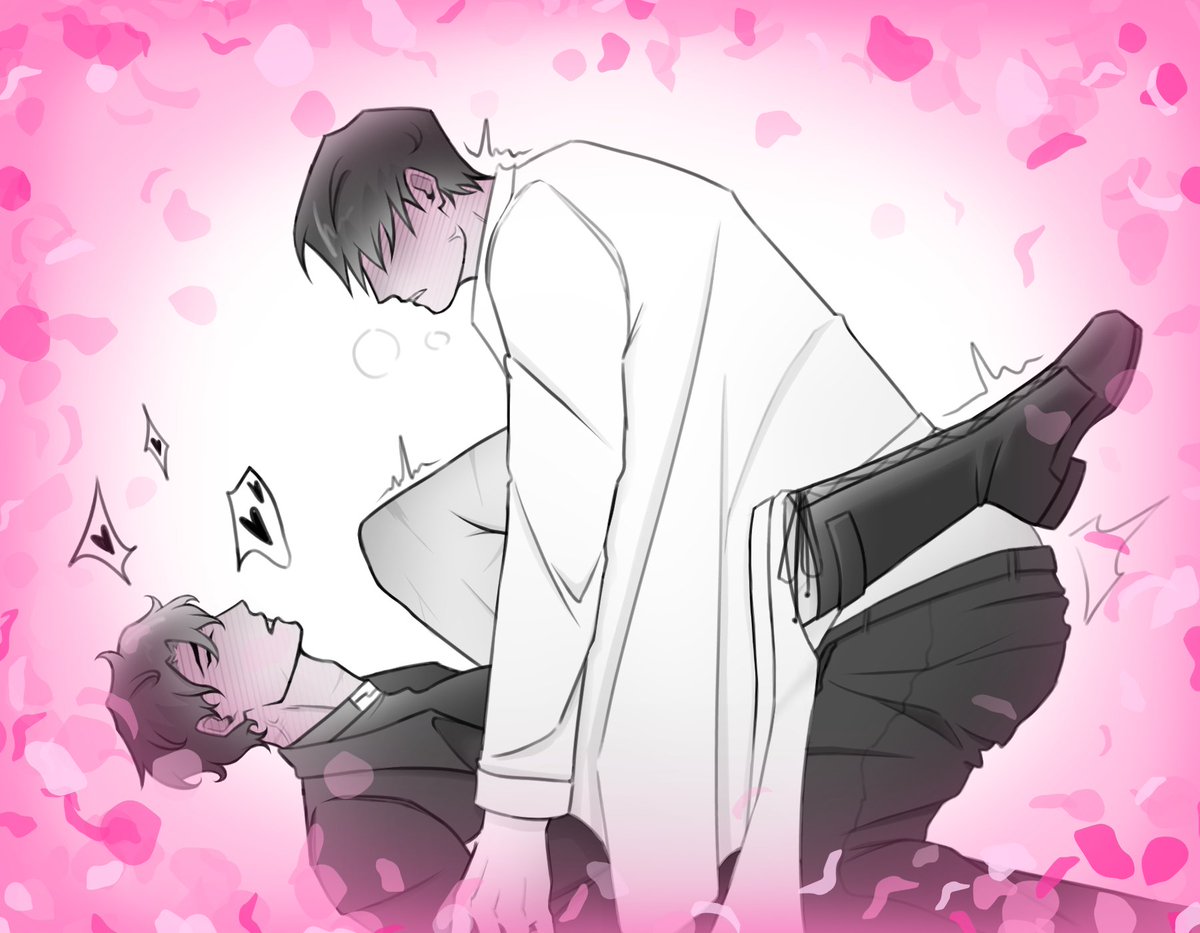 (KDJ and YJH affected by sex pollen and making love.)