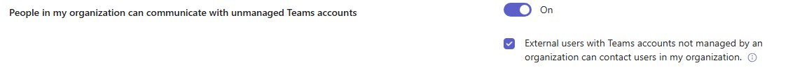 Did you know that there's a dangerous setting in Teams that allows anyone with a Teams account to contact your users through Teams?

Disable  "People in my organization can communicate with unmanaged Teams accounts" (i.e. those with Microsoft.com accounts) by switching