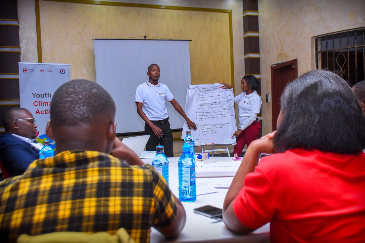 RedCrossYouthKE's tweet photo. Youth are unlocking climate finance power
@KenyaRedCross in partnership with @BritishRedCross, hosted a 3-day Youth Climate Finance Workshop in Nairobi empowering young leaders from 7 counties to turn ideas into funded climate action.
#YouthForClimateAction #ClimateFinance #COP30 https://t.co/I5bO6AnAdf