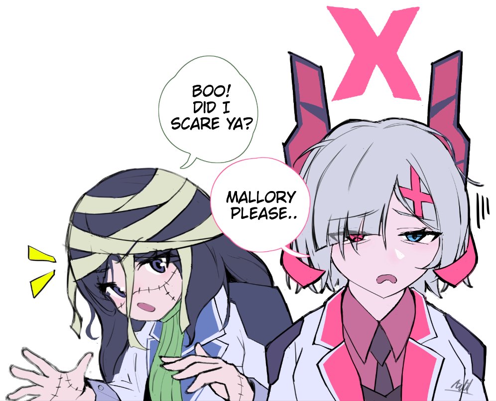 Malory tries to scare Xenon (epic fail) 
#TowerDefenseX #tdx #art