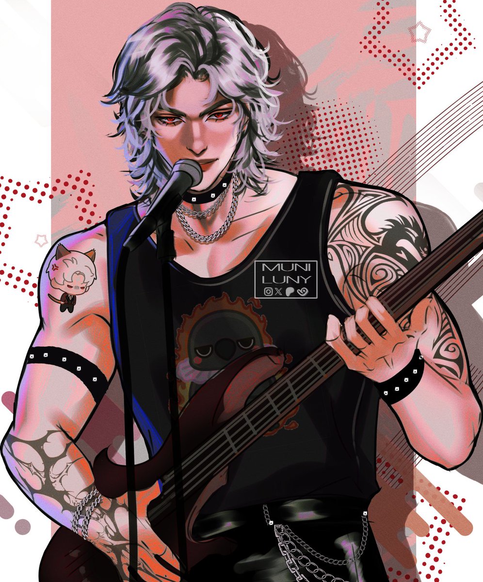 muni_luny's tweet image. I was hoping we would get a Rock star AU~
#恋と深空 #LoveandDeepspace #Sylus