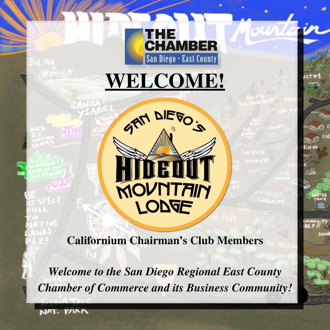 sdeccc's tweet image. Please welcome to The Chamber, Hideout Mountain Lodge! A magical outdoor retreat situated amidst 40 acres of lush oak, cedar & pine trees, offering views of Palomar Mountain, Lake Henshaw, Cleveland National Forest and surrounding valleys. Check them out! #SDECCC…