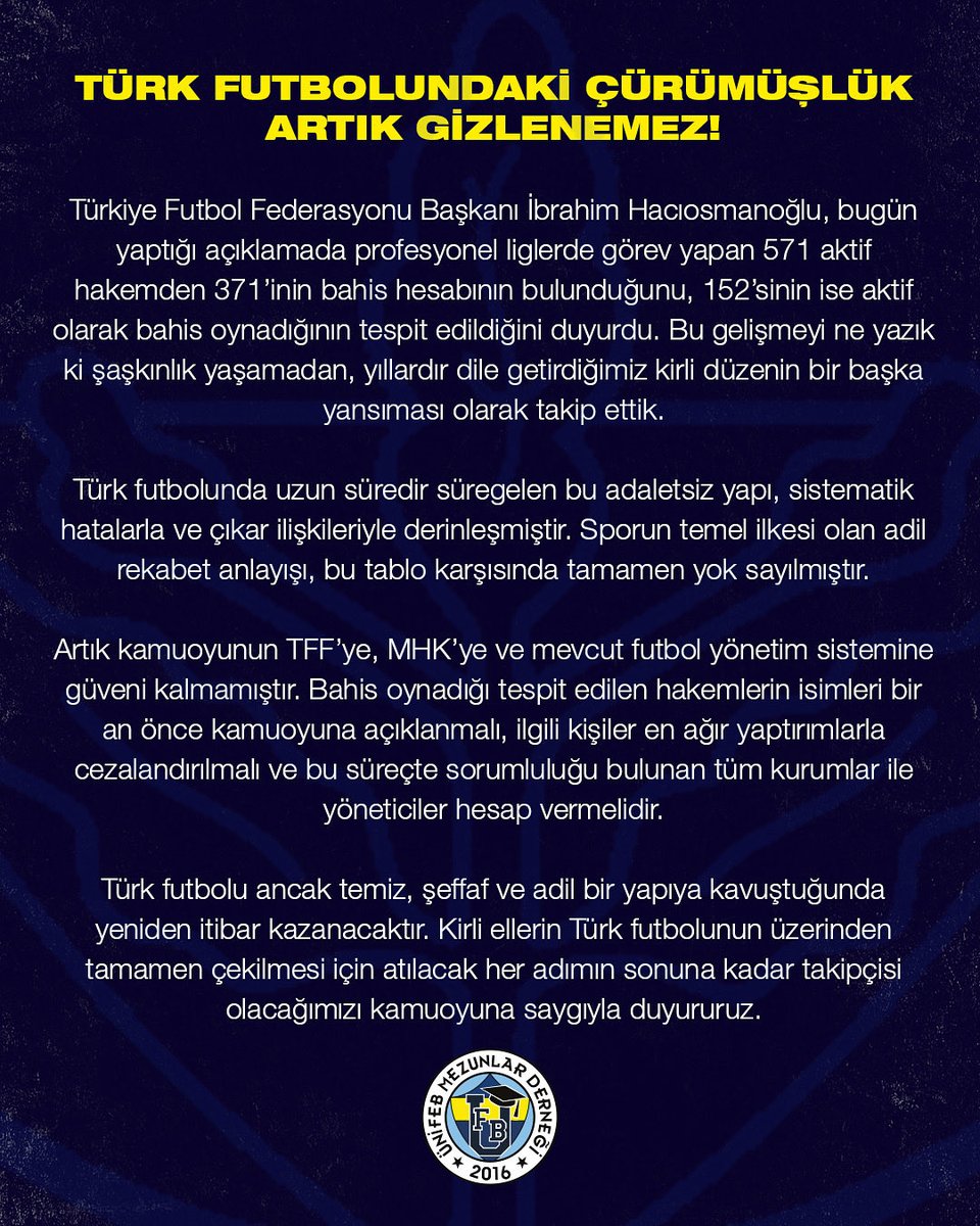 TÜRK FUTBOLUNDAKİ ÇÜRÜMÜŞLÜK ARTIK GİZLENEMEZ!