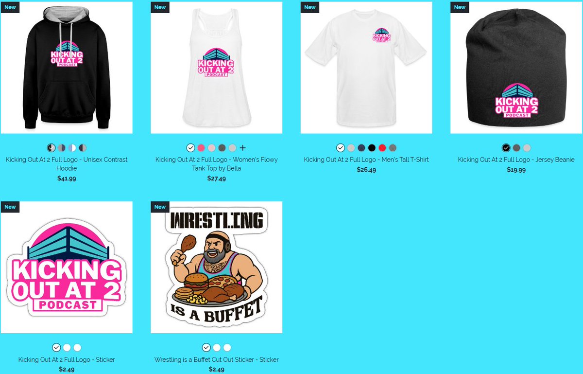 kickingoutat2pc's tweet image. 🔥 New merch just dropped! 🔥

From stickers to tees, grab your favorite Kicking Out At 2 gear and rep the show in style! 

Better women's merch than WWE or AEW 😉

🛒 Shop now: kicking-out-at-2.myspreadshop.com

#Sportcoin #GimmickTableMedia #KickingOutAt2 #MerchDrop #ShowYourStyle