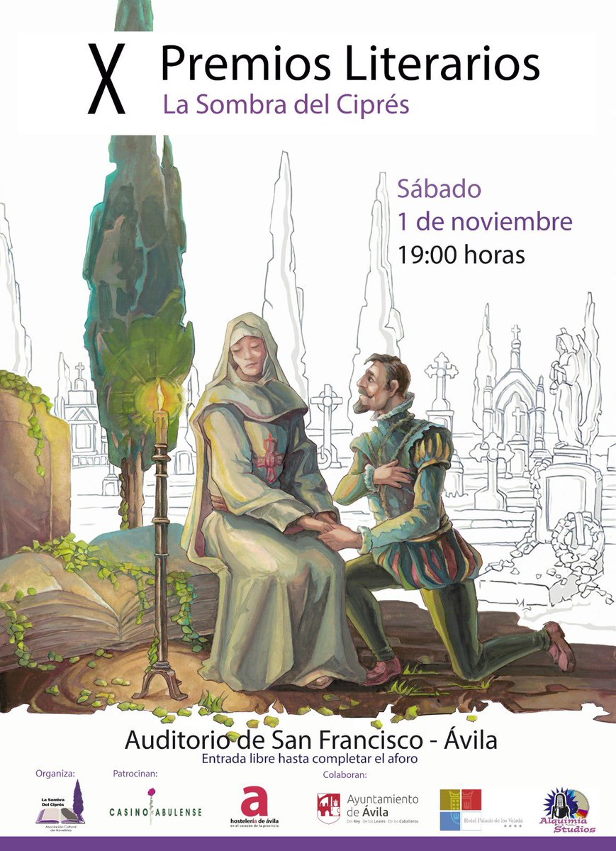 Empezamos la cuenta atrás!! Nuestro ganador del premio La Sombra del Ciprés de este año es <a href="/sergiodelmolino/">Sergio del Molino</a> 🎉🎉🎉

Os esperamos el sábado día 1 de noviembre a las 19:00h para celebrarlo como se merece 🤗