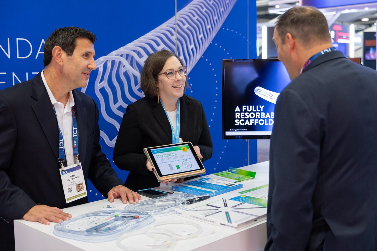 AbbottCardio's tweet image. The energy and insights are amping up at #TCT2025!
Today, we’re exploring #MedTech transforming #PCI, highlighting the late-breaking LIFE-BTK 3-year data, and sharing best practices with our #Ultreon OCT Platform.
See what’s planned: bit.ly/3W36eBP
Safety Info:
Esprit…