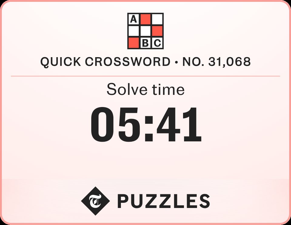 Quick, but a struggle.