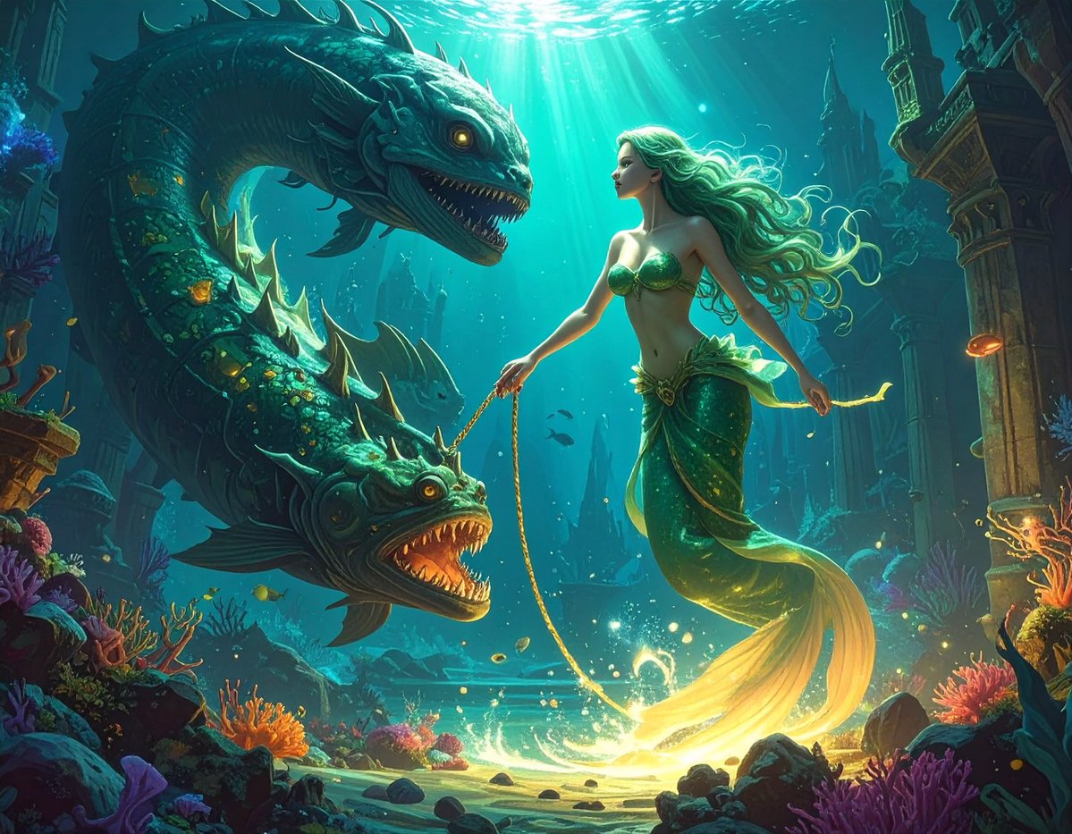 theprogrammerai's tweet image. Now this is more like it ! #pisces babies! #Firefly #AIart #artificial_intelligence