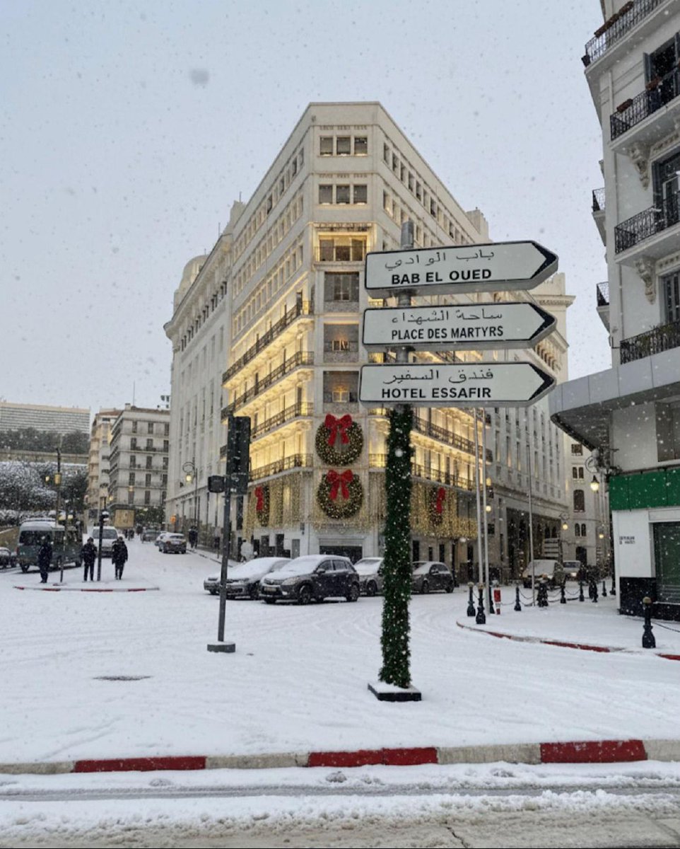 Algiers in white ❄️🇩🇿
Pure winter magic.