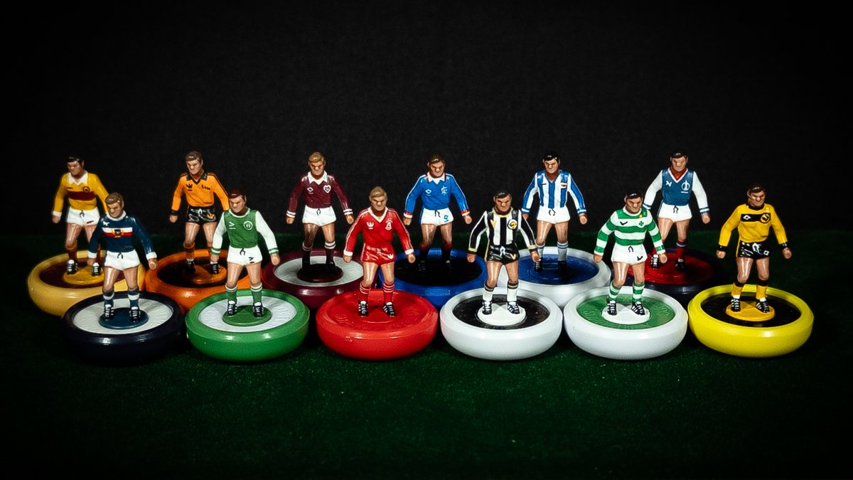 First look at every <a href="/spfl/">SPFL</a>  club in Subbuteo miniature form! ⚽

Painted with precision, packed with nostalgia. Which team would you play first? RT &amp; Follow for more miniature football adventures! 

#Subbuteo #SPFL #Football #MiniaturePainting #ScottishFootball #FootballArt #Retro