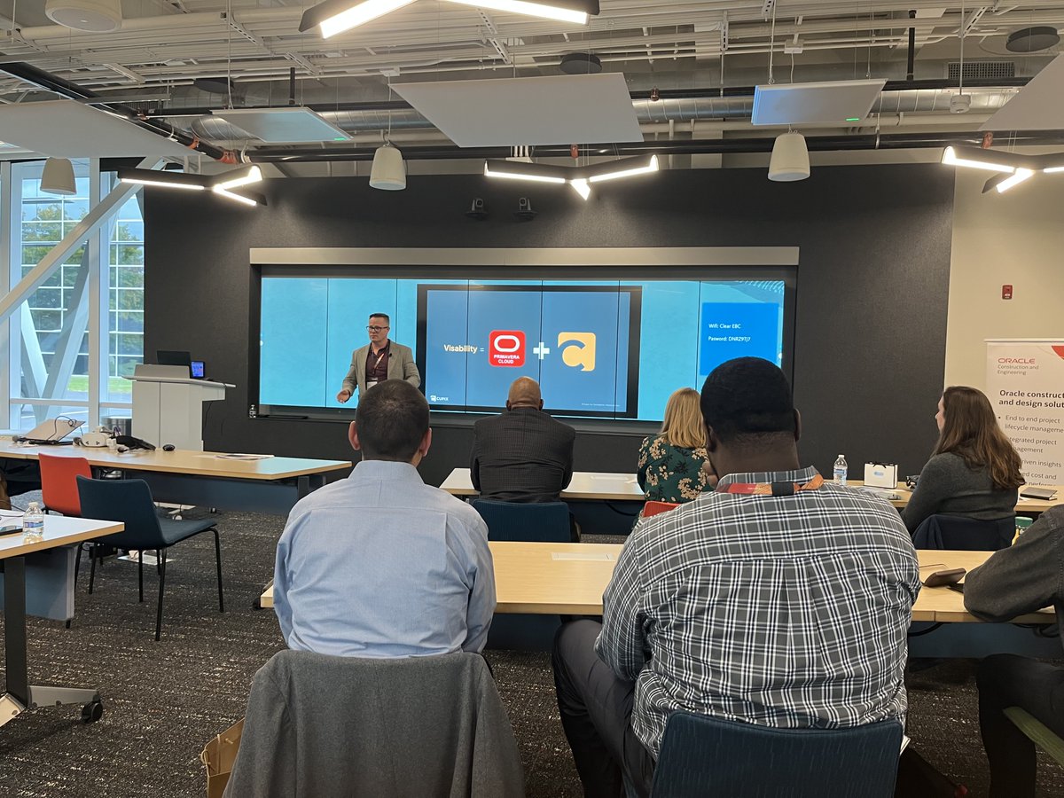 cupixinc's tweet image. Cupix at the @Oracle Industry Lab last week! 🎯

Matthew and David demoed how CupixWorks + SiteInsights integrate with Oracle P6 for transparent project insights and then Matthew topped it off by winning the F1 sim! 🏎️ Thanks for having us! 

#OracleIndustryLab #ConstructionTech