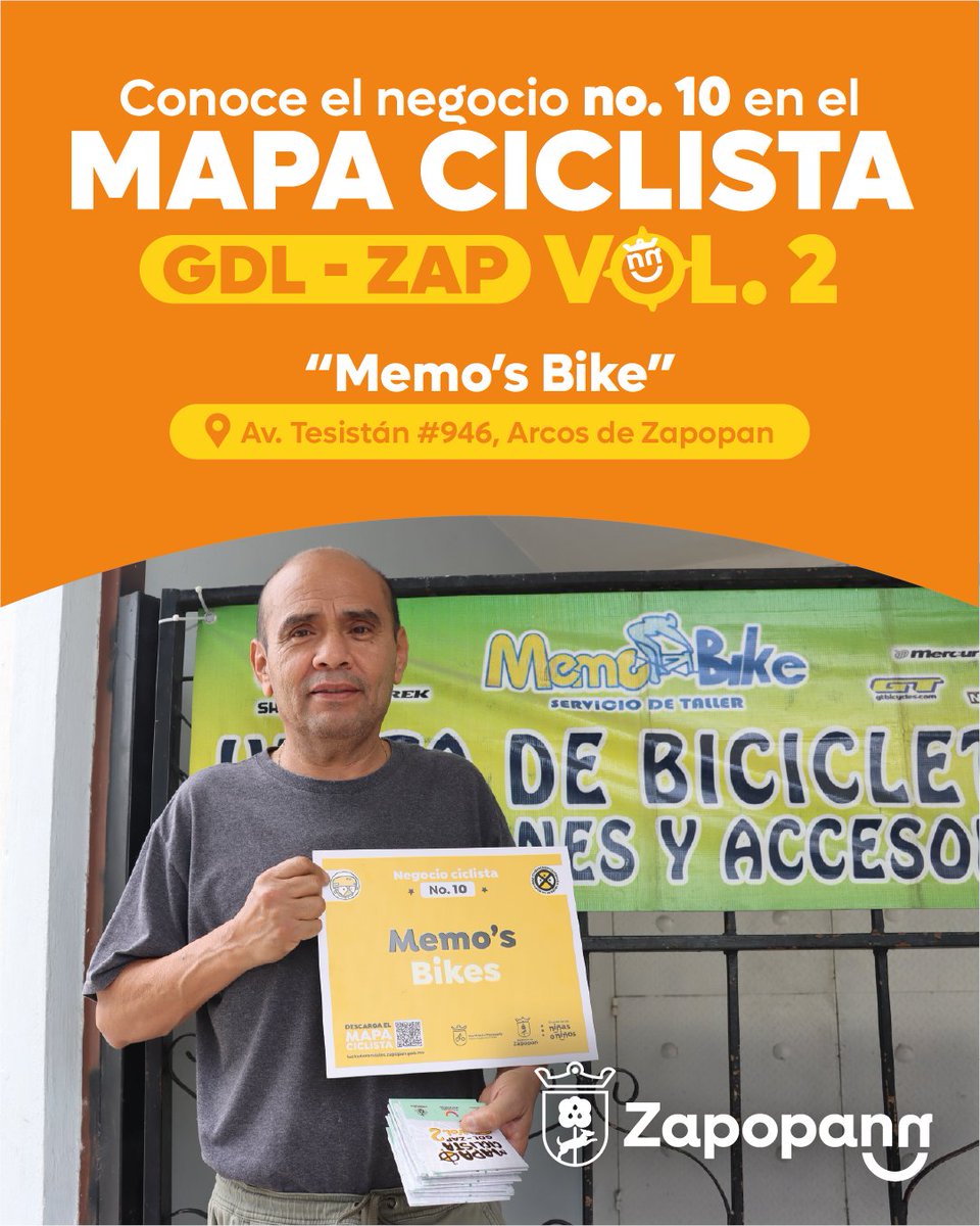 🔎 Encuentra el accesorio que necesitas para tu bici en 📍Memo's Bike. Visita el Mapa Ciclista  🗺 y ubica éste y otros negocios para poner más bonita a tu compañera de viajes. 🚲 

 ¡Conócelo y apoya al comercio local! 💚  🔗 bit.ly/4nGPYTc