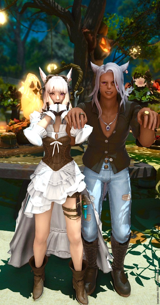 AbbyOgi's tweet photo. メインだけ守護天節やったきた🎃
サブ達はまた後日に✊🏻 ̖́-
#FF14 #FF14SS #ミコッテ https://t.co/vViD5mGTHC