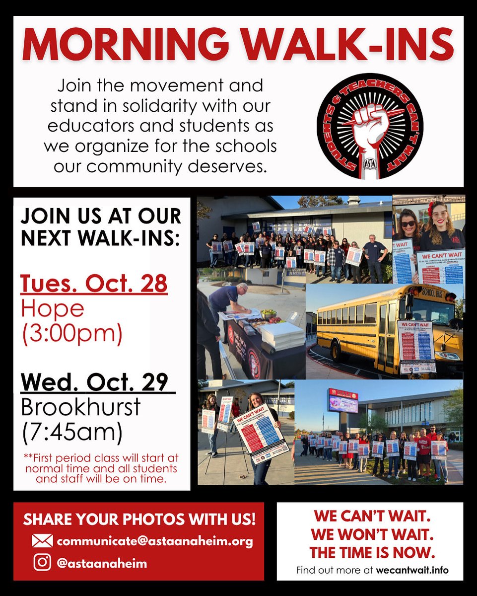 Anaheim Secondary Teachers Association tweet media