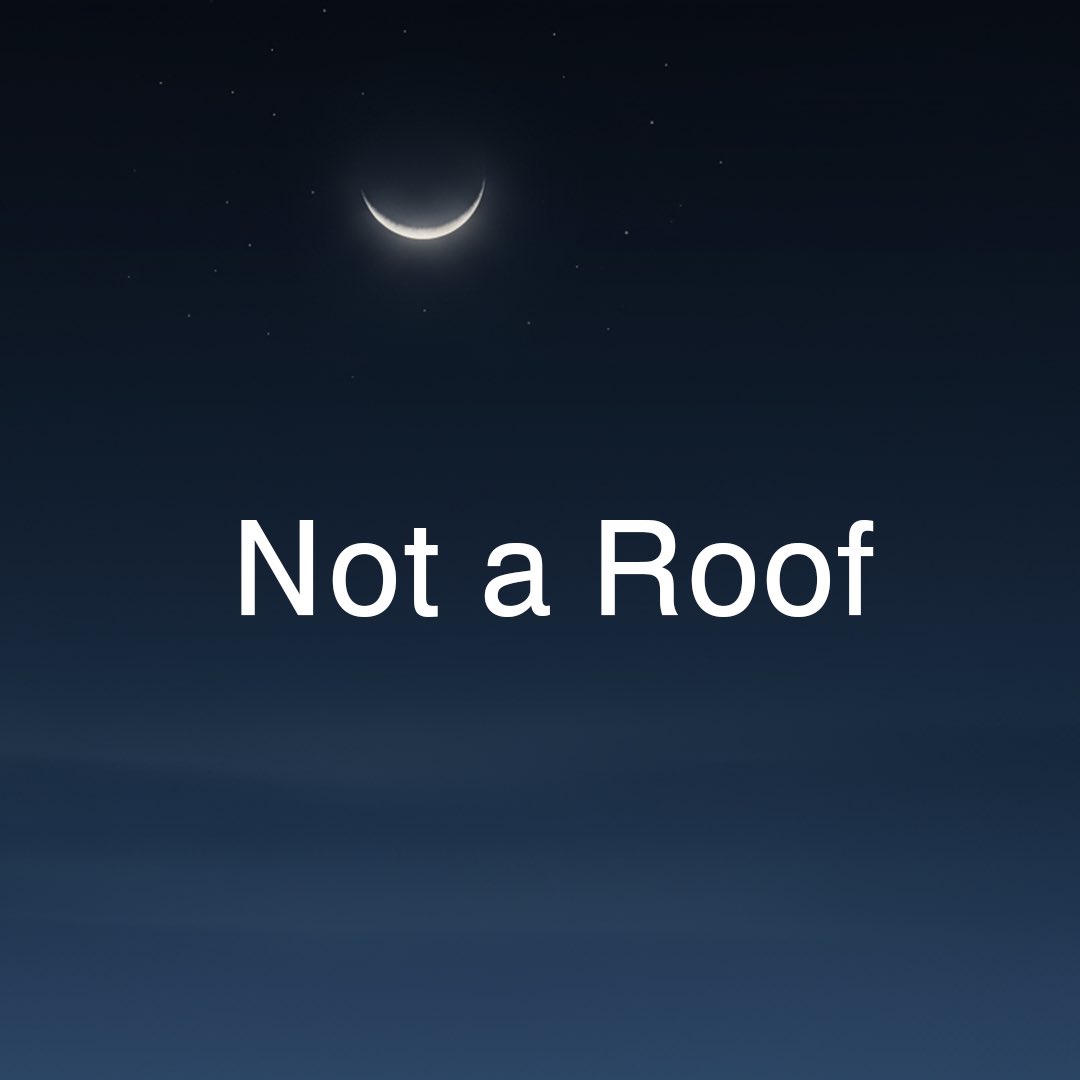 Not a Roof
#RFCOdevelopment