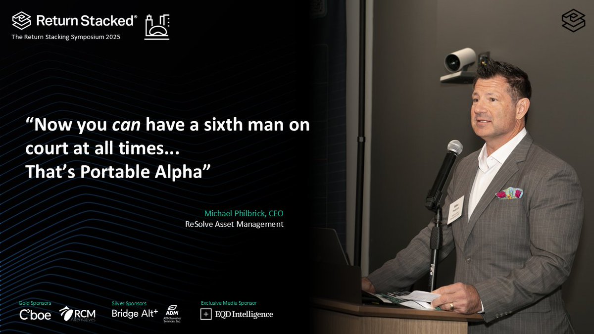 <a href="/MikePhilbrick99/">Mike Philbrick</a>, CEO of <a href="/InvestReSolve/">ReSolve Asset Mgmt</a>, on how return stacking opens the door to more resilient portfolios. #GetStacked2025
