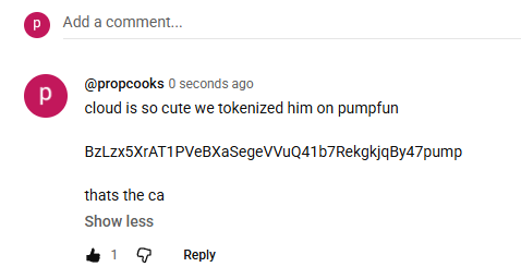 solpropp's tweet image. $cloud
BzLzx5XrAT1PVeBXaSegeVVuQ41b7RekgkjqBy47pump