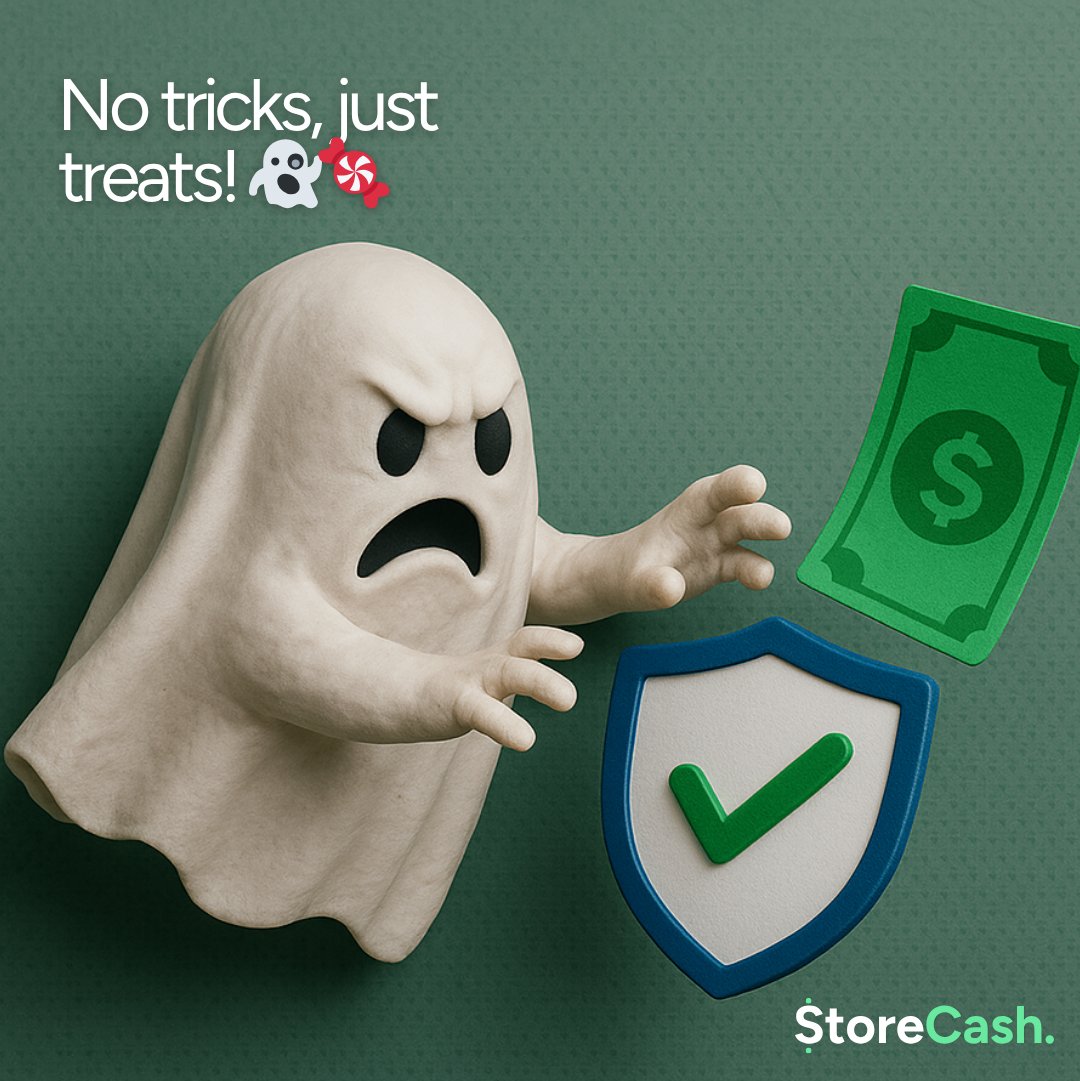 storecashapp's tweet photo. No tricks, just treats! 🍬

Don’t let hidden fees haunt your wallet this Halloween. With StoreCash, 100% of your cashback is yours, instantly.

💥 Treat yourself, download today!

Start earning → https://t.co/QFd7HTqv3a

#SpookySavings #HalloweenCashback #ShoppingApp #Cashback https://t.co/Zbb3KpHdgd