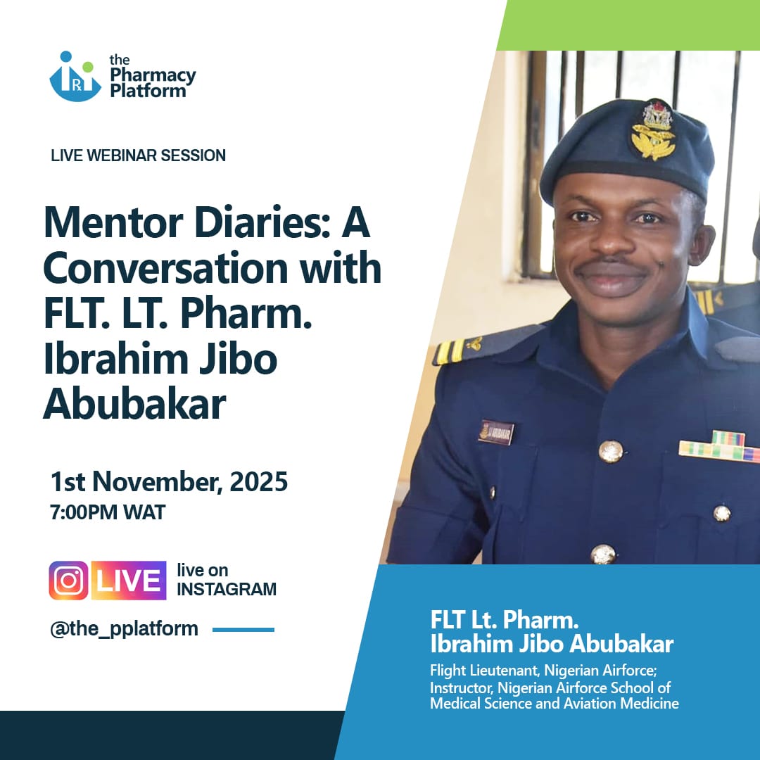 ThePPlatform1's tweet photo. Join us on Saturday as we have a Chat with Pharm. Jibo about pharmacy profession from his lenses!

#mentorship
#Pharmacy 
#Rx https://t.co/rGnVPTt1fP