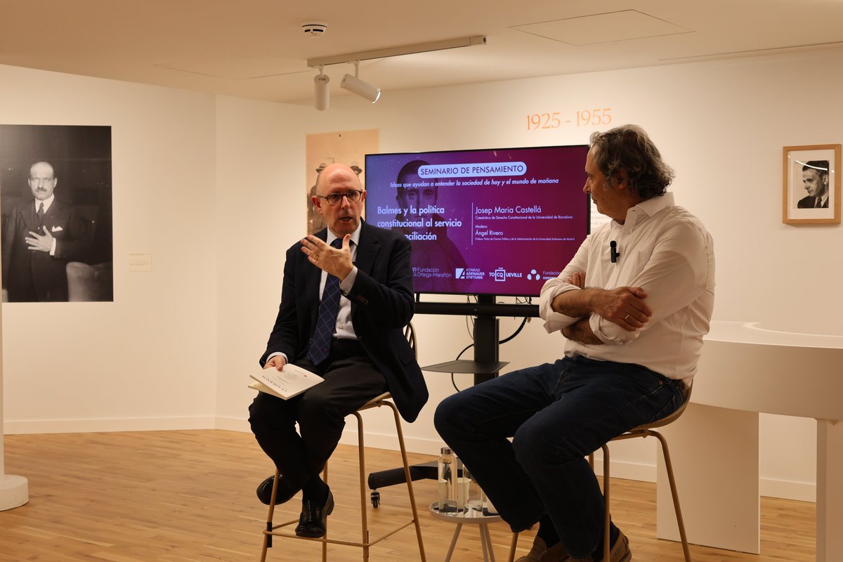 ▶️ Vídeo | Seminario «Balmes y la política constitucional al servicio de la conciliación» con Josep Maria Castellà.

👉Youtube: youtu.be/wHwgsETv7Lo.