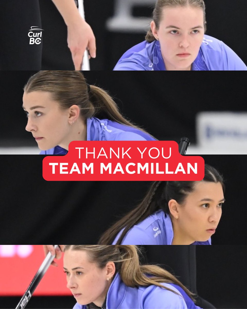 CurlBC's tweet image. A tough finish for Team MacMillan at the Canadian Pre-Trials falling just short of earning a Trials berth. 💔

An incredible effort from the team — you represented BC with grit and pride. 🥌💙

#TeamBC #CurlBC #CanadianPreTrials #BCProud #WomenInCurling

📷 by Curling Canada