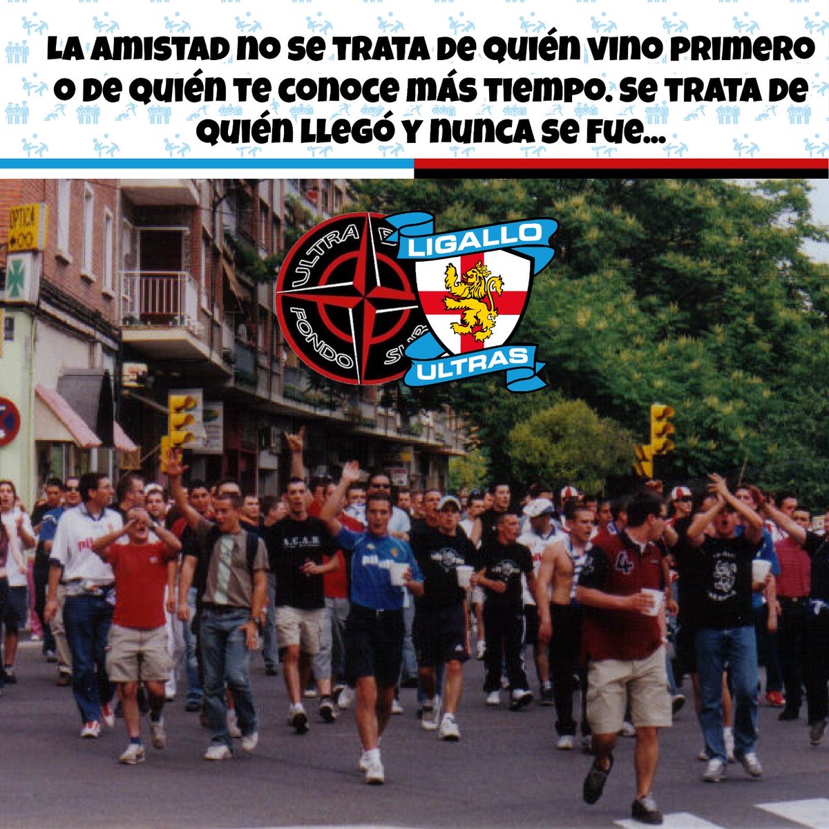 En las fáciles cualquiera, en las difíciles…¡¡amistades de toda una vida!!
<a href="/ub_langreo/">UB LANGREO</a> <a href="/ULTRASGIJON/">Ultra Boys</a>