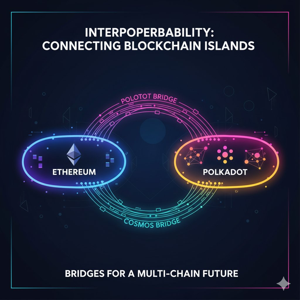 Bishop_2x's tweet image. GN CT 

Interoperability Challenges
  Different blockchains (e.g., Ethereum, Polkadot) don’t naturally communicate. Projects like Polkadot and Cosmos aim to bridge them for seamless data sharing. #BlockchainInterop