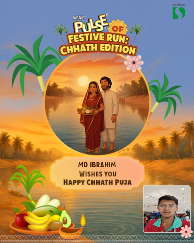 _mdIbrahim's tweet image. #PulseOfFestiveRunChhathEdition done