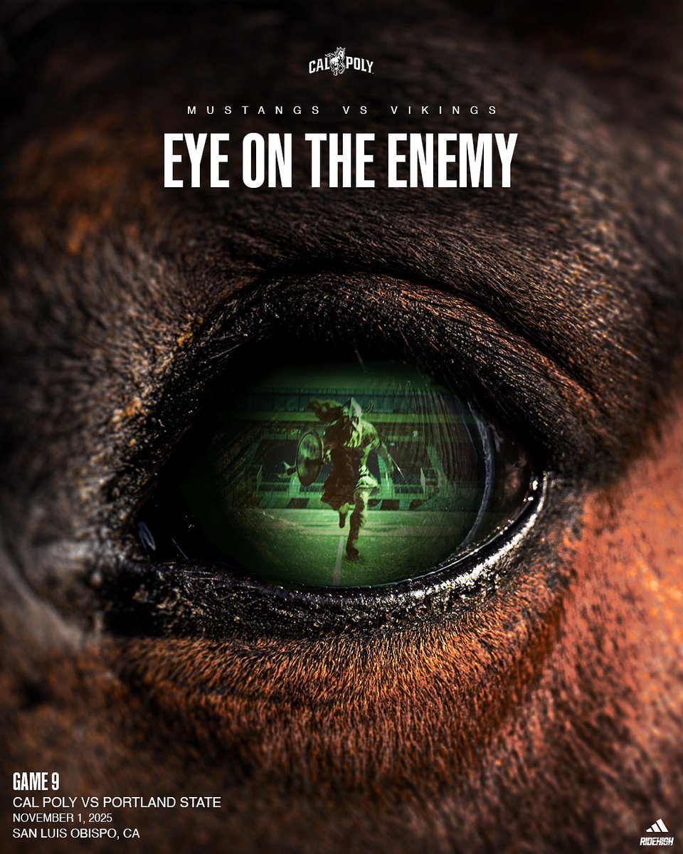 calpolyfootball's tweet image. All eyes on another game at home this week against Portland State! 

Kickoff at 2pm Saturday. Get your tickets at GoPoly.com/tickets

#RideHigh