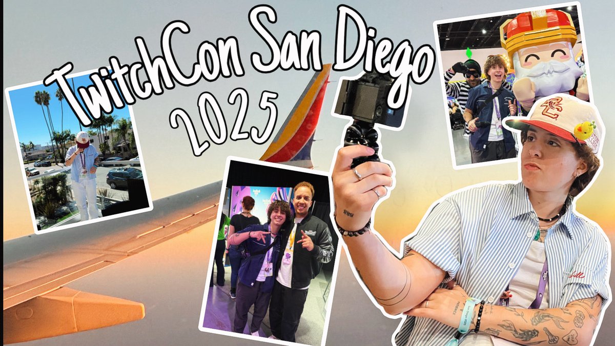 Twitchcon vlog is up now!! Link is below🙇🏻‍♂️