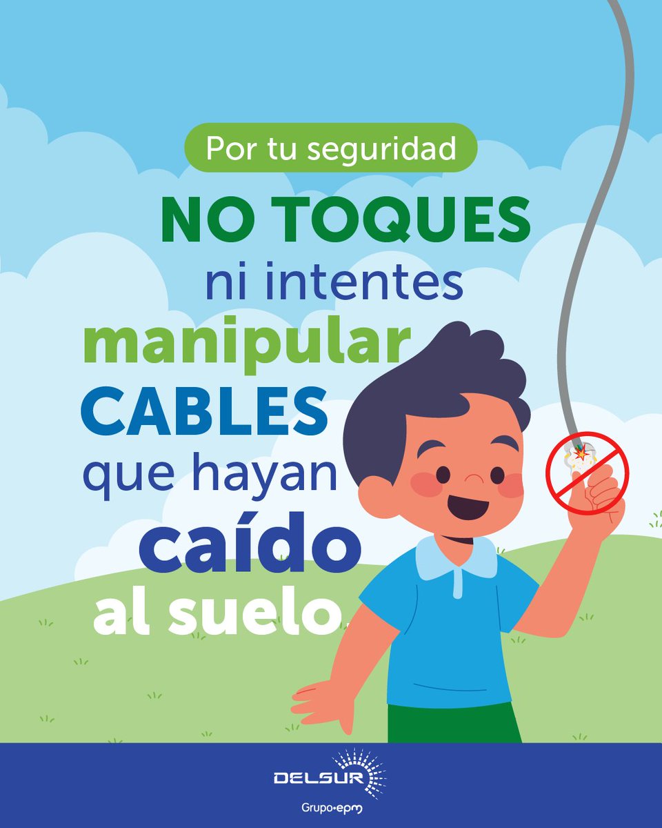 El viento puede provocar caídas de ramas y cables, que pueden dañar la red eléctrica.

Si ves cables caídos en el suelo o que estén colgando, nunca los toques, recuerda siempre reportalo a nuestro Contact Center: 2233-5600.

¡Tu seguridad es primero!