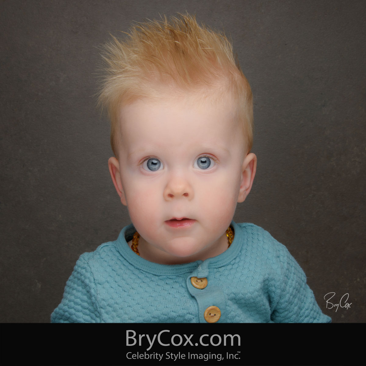 This cute little red-haired toddler was so fun in the studio. I love his photographs. You have to check them out on my blog brycox.com/category/blog/