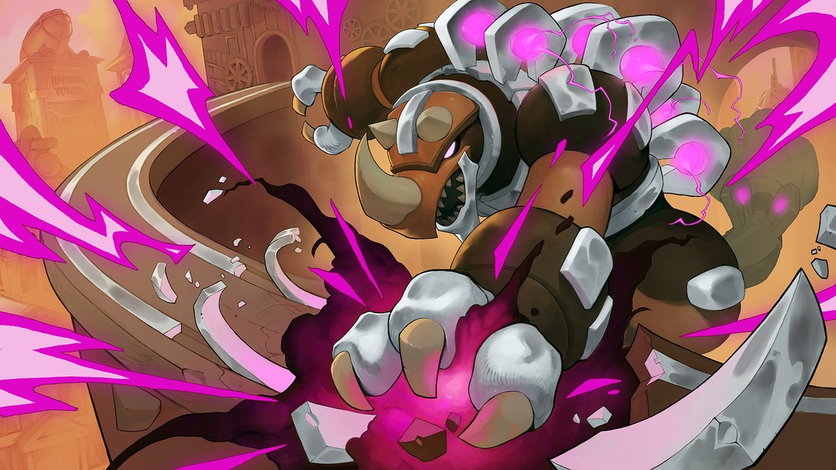Galvan splash art for Rivals of Aether 2