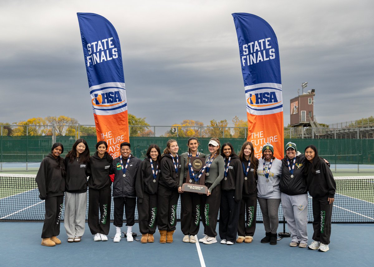 stevensonhs's tweet image. Congratulations to our Girls&apos; Tennis team - IHSA State Runner-Ups! We are so proud of all of you. What an incredible season! Full gallery and results in today&apos;s Daily Digest. #seeyounextMonday