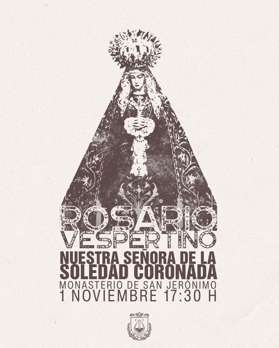 ⚫️ AGENDA | ROSARIO VESPERTINO EXTRAORDINARIO

🗓️ Sábado, 1 de noviembre
⏰ 17:30 h
📍 Monasterio de San Jerónimo, Granada

📸 Fotografía: <a href="/lalocuracofrade/">LaLocuraCofrade</a> 

#SuenaSanSebastián