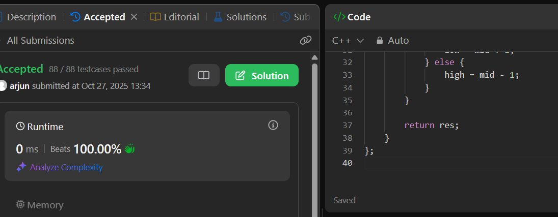 coutttHellow's tweet image. Day 6
Practiced some binary search questions today. Slowly getting better at coding and facing less syntax errors.
#100Daysofcodingchallenge