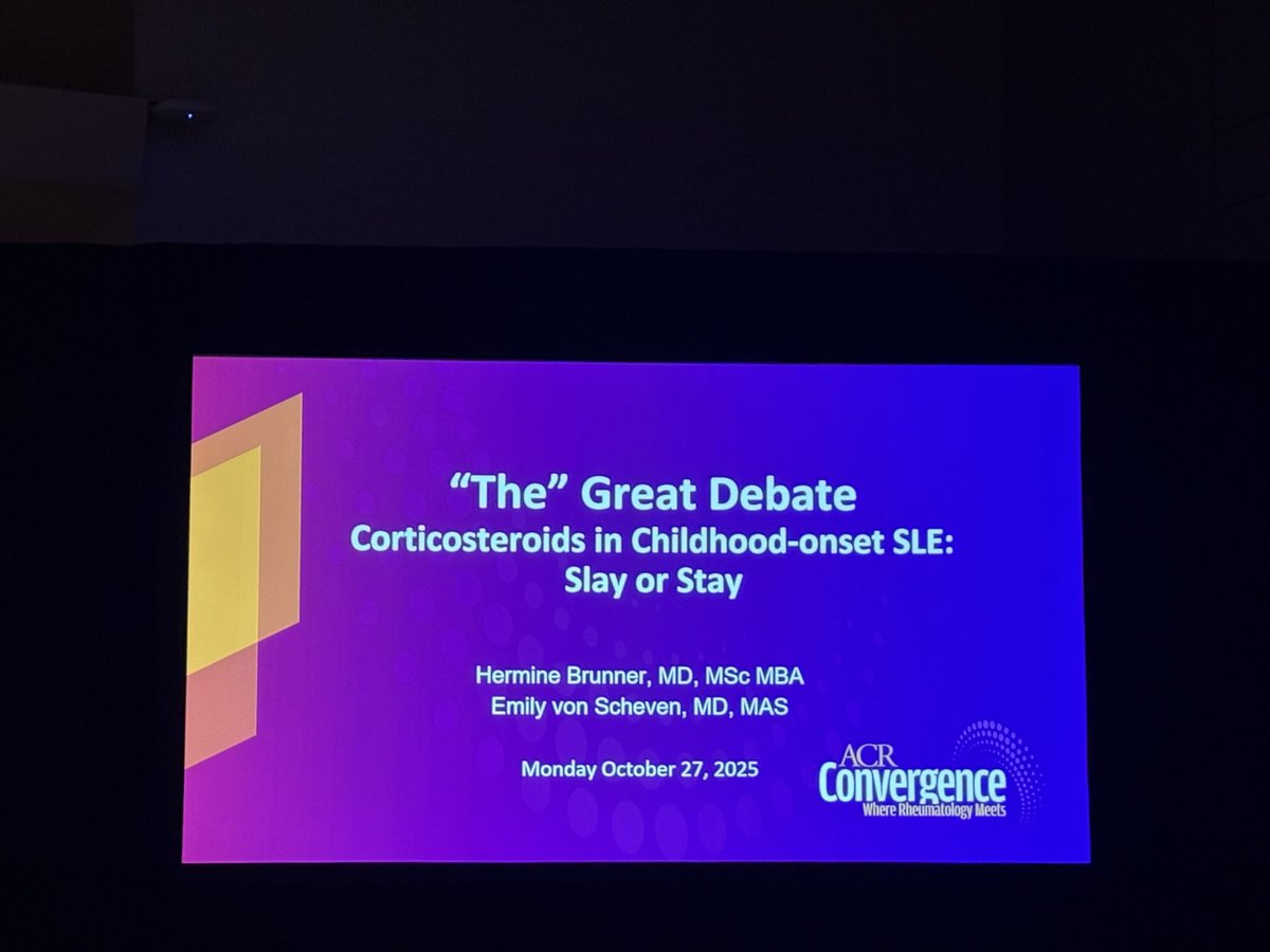 💜Kicking off The Great Debate in Pediatrics with a lot of creativity and some fun for a very important topic! #ACR25 #lupus