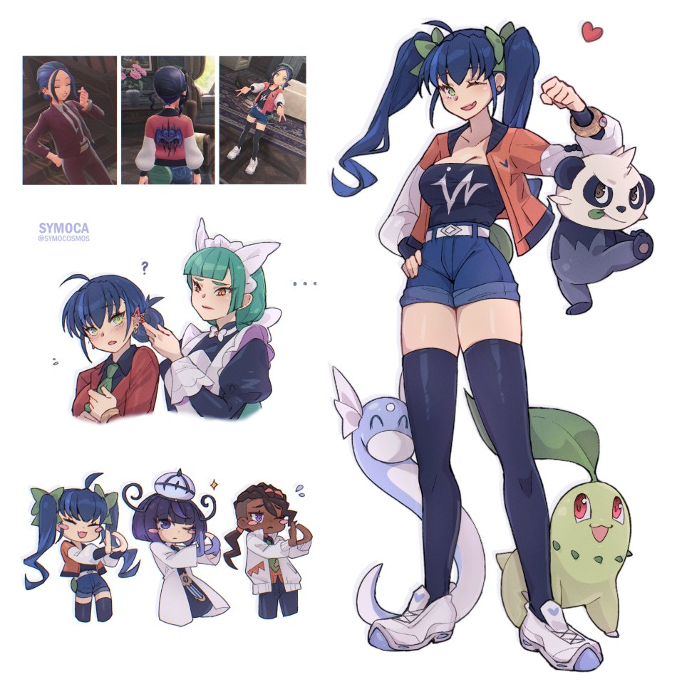 Finished Pokemon ZA so I drew my trainer OC!