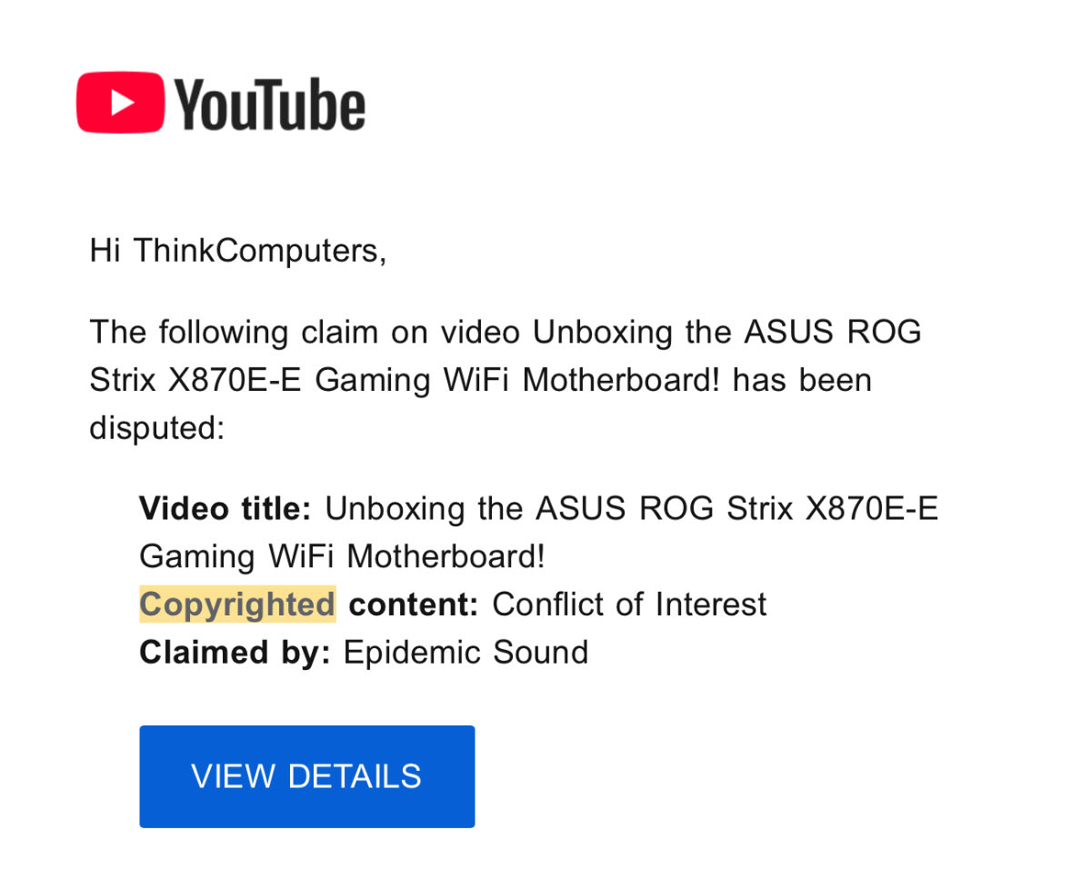 thinkcomps's tweet image. FYI @epidemicsound will flag and do a copyright claim on YouTube shorts even if you are a paying customer. Even after the dispute they won’t release the claim. If you are part of the YouTube shopping program this means you can’t tag a product…WTF?!